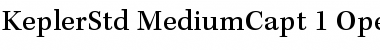 Download Kepler Std Medium Caption Font