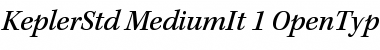 Download Kepler Std Medium Italic Font