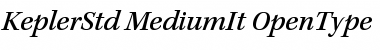 Download Kepler Std Medium Italic Font