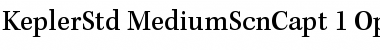 Download Kepler Std Medium Semicondensed Caption Font