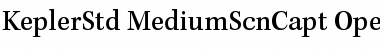 Download Kepler Std Medium Semicondensed Caption Font