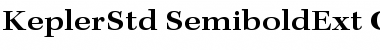 Download Kepler Std Semibold Extended Font