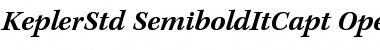 Download Kepler Std Semibold Italic Caption Font