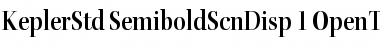 Download Kepler Std Semibold Semicondensed Display Font