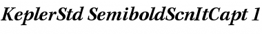 Download Kepler Std Semibold Semicondensed Italic Caption Font
