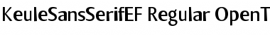 Download KeuleSansSerifEF Regular Font