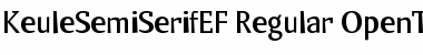 Download KeuleSemiSerifEF Regular Font