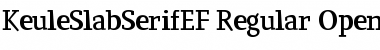 Download KeuleSlabSerifEF Regular Font