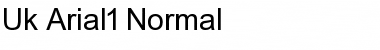 Download Uk_Arial1 Normal Font