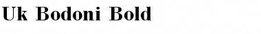 Download Uk_Bodoni Bold Font
