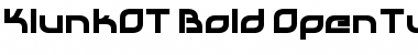 Download Klunk OT Bold Font