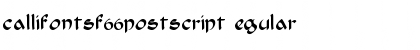 Download CallifontsF66PostScript Regular Font