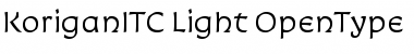 Download Korigan ITC Light Font