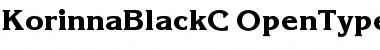 Download KorinnaBlackC Font