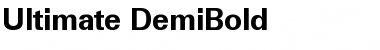 Download Ultimate-DemiBold Font