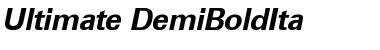 Download Ultimate-DemiBoldIta Regular Font