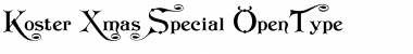Download Koster Xmas Special Regular Font