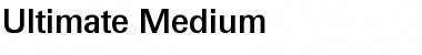 Download Ultimate-Medium Regular Font