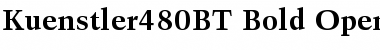 Download Kuenstler 480 Bold Font