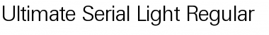 Download Ultimate-Serial-Light Regular Font