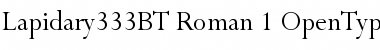 Download Lapidary 333 Regular Font