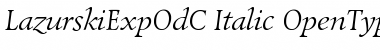 Download LazurskiExpOdC Font