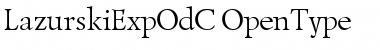 Download LazurskiExpOdC Font