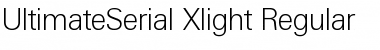 Download UltimateSerial-Xlight Font