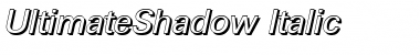 Download UltimateShadow Italic Font