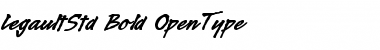 Download Legault Std Font