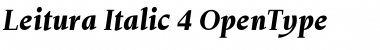 Download Leitura Italic 4 Font Title Preview