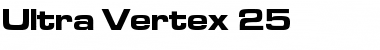 Download Ultra Vertex 25 Regular Font