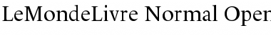 Download LeMonde Livre Normal Font Title Preview Download LeMonde Livre Normal Font Title Preview