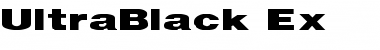 Download UltraBlack Ex Regular Font