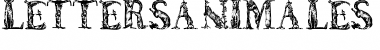 Download LettersAnimales Font