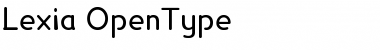 Download Lexia Regular Font Title Preview