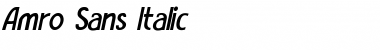 Download Amro Sans Font