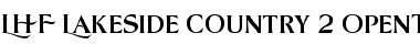 Download LHF Lakeside Country 2 Font