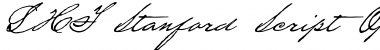 Download LHF Stanford Script Font