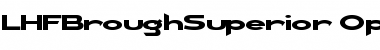 Download LHFBroughSuperior Font