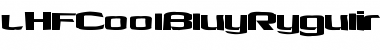 Download LHF Cool Blue Regular Font