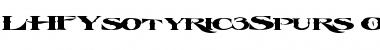 Download LHF Esoteric 3 Spurs Font