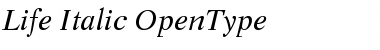 Download Life Italic Font Title Preview