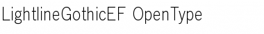 Download LightlineGothicEF Regular Font Title Preview