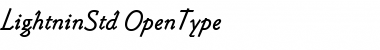 Download Lightnin Std Regular Font Title Preview Download Lightnin Std Regular Font Title Preview