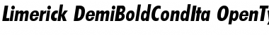 Download Limerick-DemiBoldCondIta Regular Font Title Preview Download Limerick-DemiBoldCondIta Regular Font Title Preview