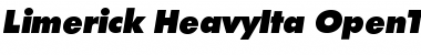 Download Limerick-HeavyIta Regular Font Title Preview