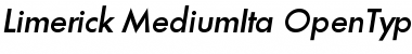 Download Limerick-MediumIta Regular Font Title Preview Download Limerick-MediumIta Regular Font Title Preview