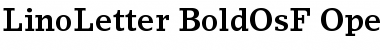 Download Lino Letter Bold OsF Font Title Preview
