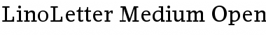 Download Lino Letter Medium Font Title Preview
